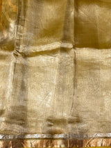 Kadhuwa Kora Tissue Banarasi Saree