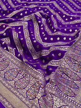 Premium Khaddi Georgette Silk Saree