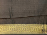 Rama Green Chiniya Silk Banarasi Saree