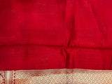 Mustard Chiniya Silk Banarasi Saree