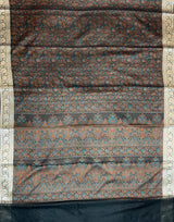 Brown Semi Silk Banarasi Saree
