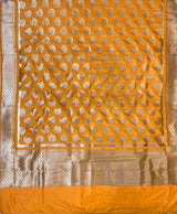 Mustard Semi Silk Banarasi Dupatta