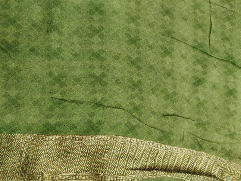 Khaddi Georgett Banarasi Saree