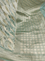 Khaddi Georgett Banarasi Saree