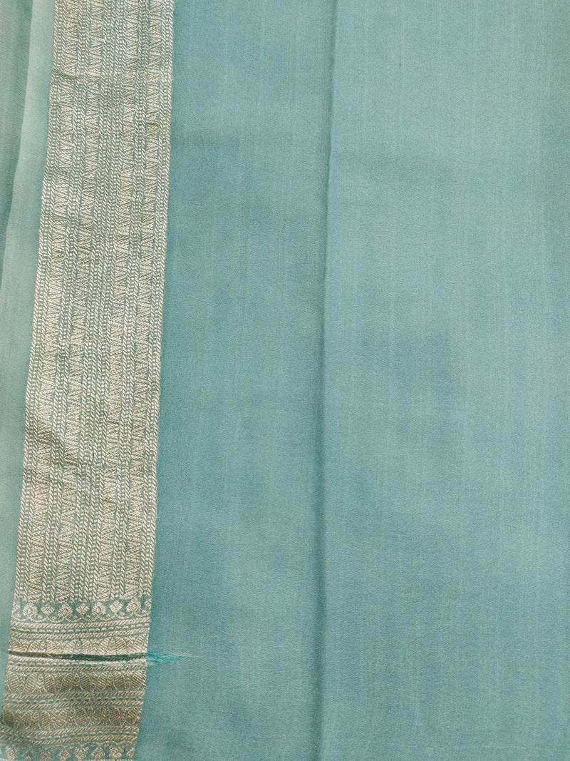 Khaddi Georgett Banarasi Saree