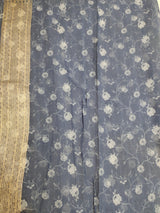 Khaddi Georgett Banarasi Saree