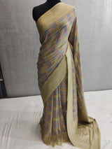 Khaddi Georgett Banarasi Saree