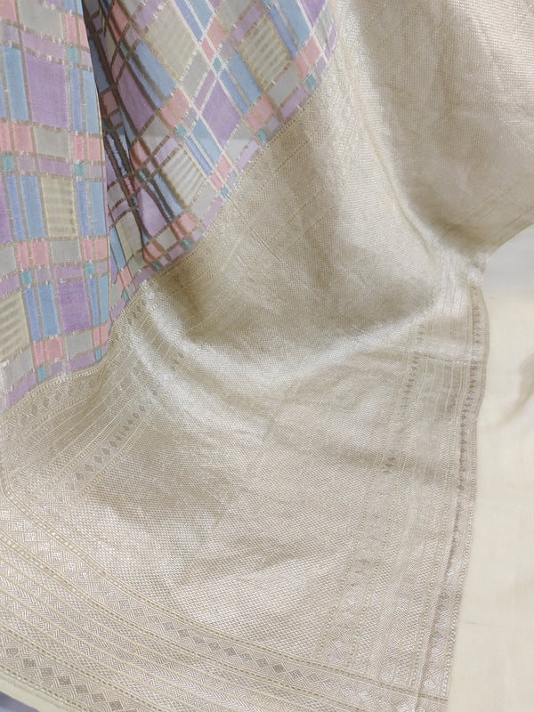 Khaddi Georgett Banarasi Saree