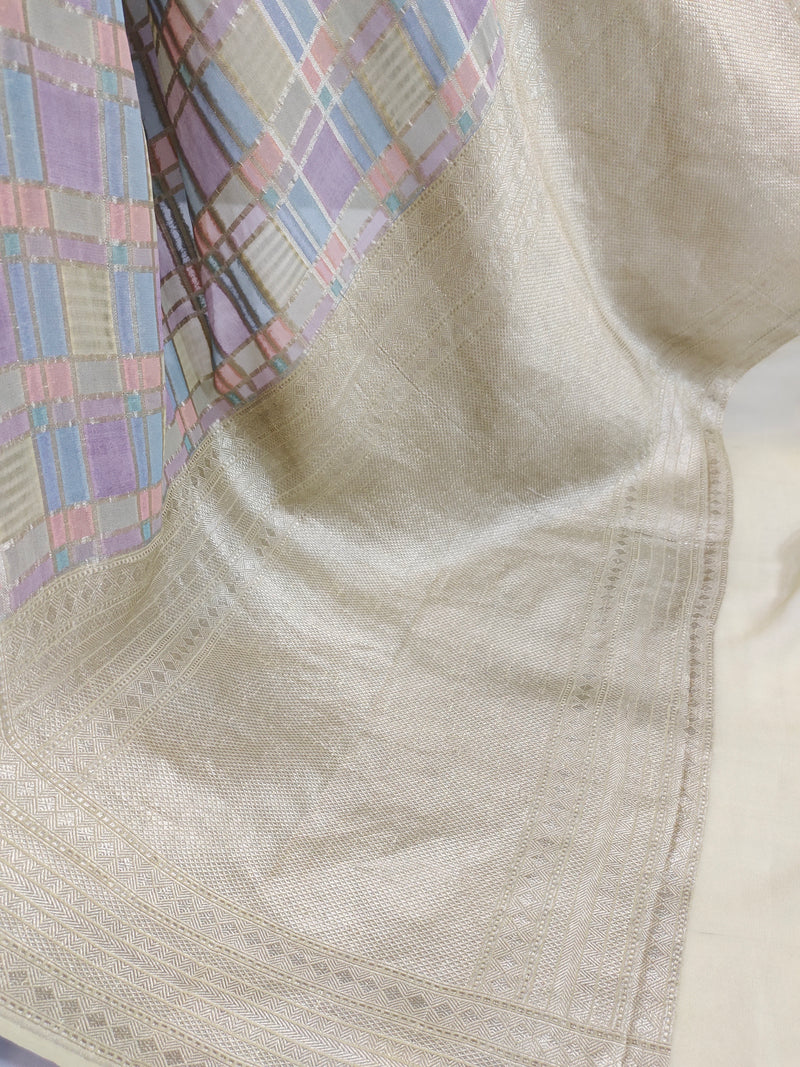 Khaddi Georgett Banarasi Saree