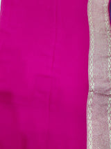 Khaddi Georgett Banarasi Saree