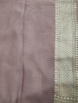 Khaddi Georgett Banarasi Saree