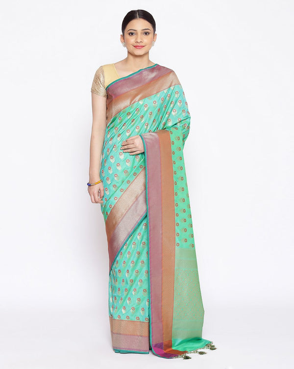 Kataan Silk Zari Work Saree