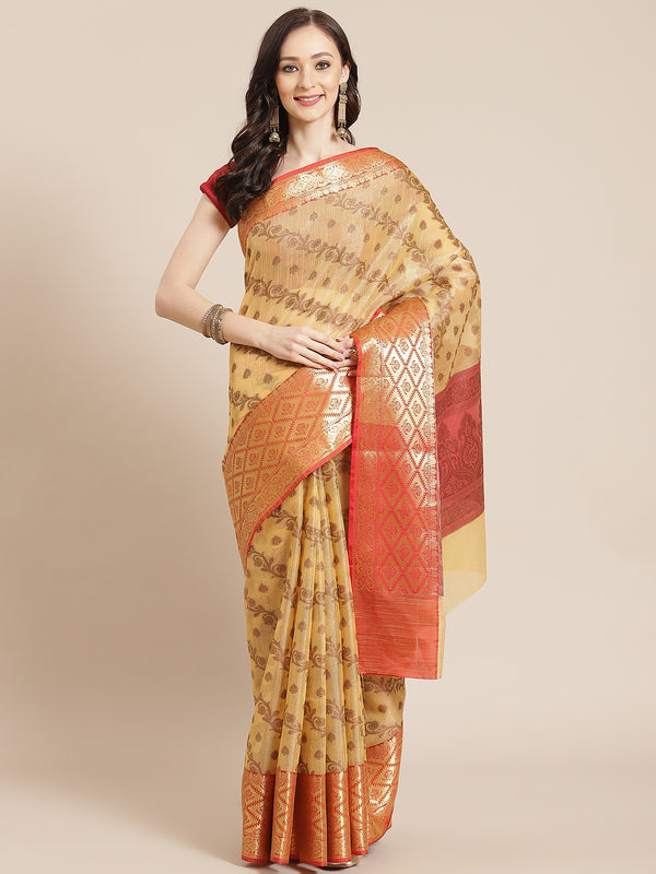 Banarasi Cotton Silk Saree