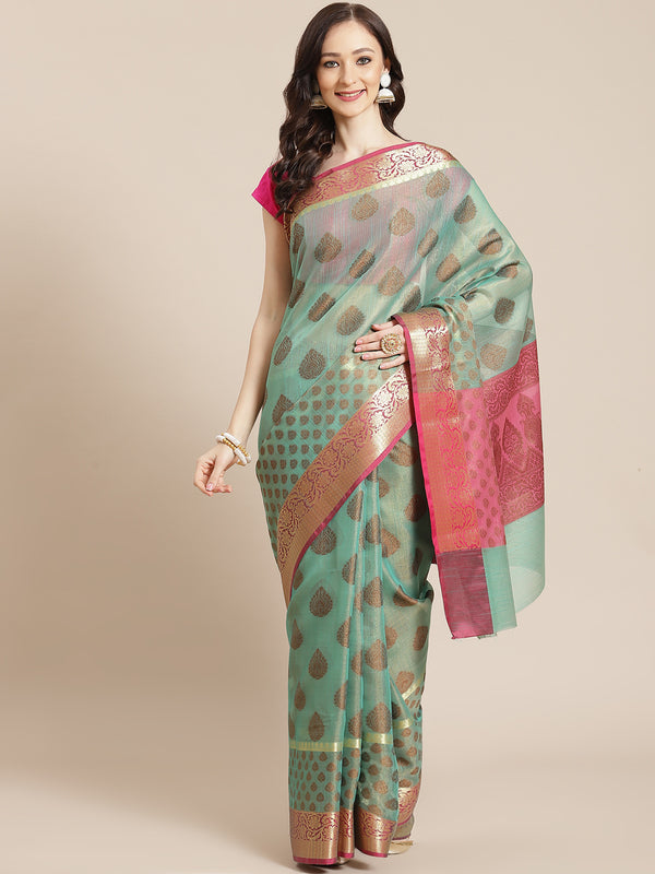 Banarasi Cotton Silk Saree