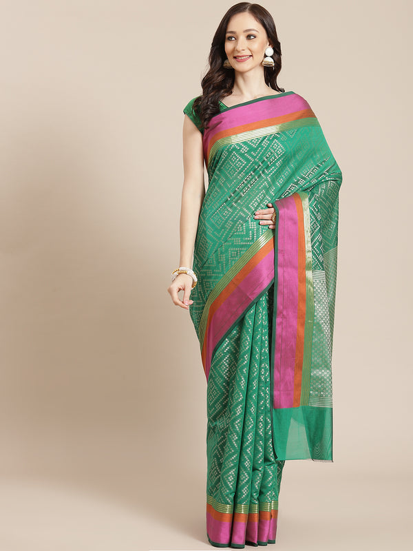 Banarasi Semi Silk Cutwork Saree