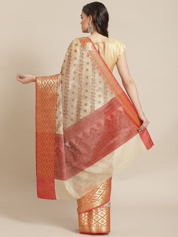 Banarasi Cotton Silk Saree