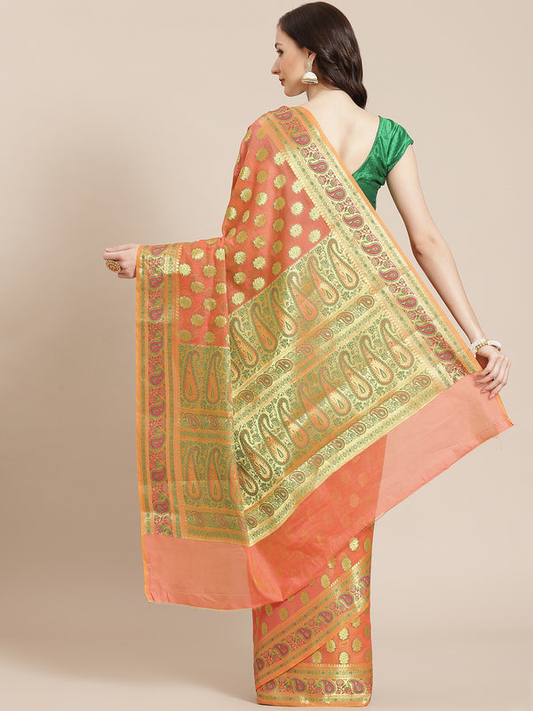 Banarasi Semi Silk Cutwork Saree