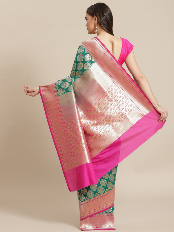 Banarasi Semi Silk Zari Woven Saree
