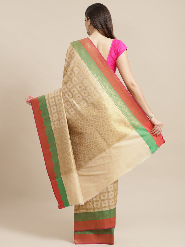 Kataan Silk Zari Woven Gharchola Saree