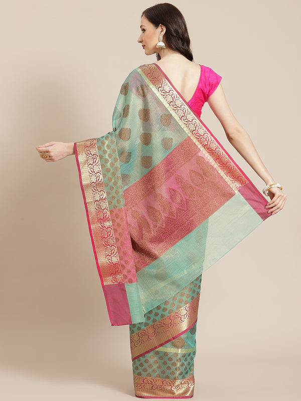 Banarasi Cotton Silk Saree