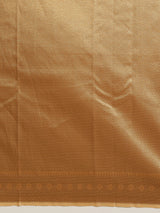 Brownish Beige Semi Organza Silk Banarasi Saree