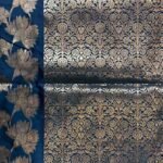 Blue Semi Silk Banarasi Saree