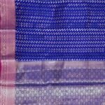 Royal Blue Semi Silk Banarasi Saree