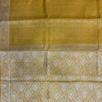 Golden Munga Silk Banarasi Saree