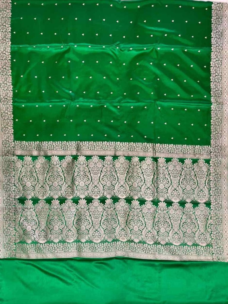 Green Mashru Silk Banarasi Saree