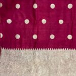Maroon Munga Silk Banarasi Saree