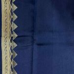 NavyBlue Viscose Silk Pure Banarasi Saree With Beautiful Floral & Minakari Work
