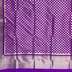 Purple Semi Kataan Silk Banarasi Dupatta With Beautiful Booti Zari Work