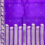 Purple Handwoven Mango Silk Banarasi Saree