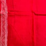 Red Munga Silk Banarasi Saree