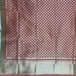 Rose Gold Semi Kataan Silk Banarasi Dupatta With Beautiful Booti Zari Work