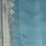 Sea Green Viscose Silk Pure Banarasi Saree With Beautiful Floral & Minakari Work