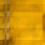 Yellow Viscose Silk Pure Banarasi Saree With Red Minakari & Floral Boota Work