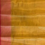 Mustard Semi Silk Banarasi Saree