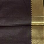 Coffee Brown Cotton Silk Banarasi Saree