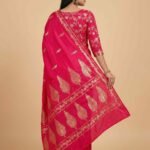 Red Semi Silk Banarasi Saree