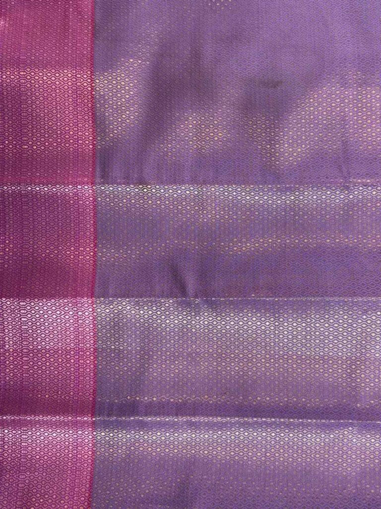Lavender Semi Silk Banarasi Saree