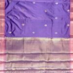 Lavender Semi Silk Banarasi Saree