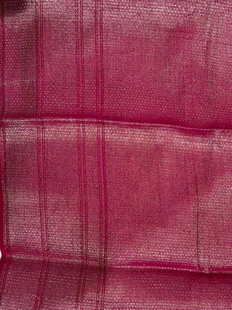 Pink Cotton Silk Pure Banarasi Saree
