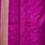 Purple Cotton Silk Pure Banarasi Saree