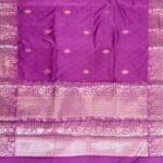 Purple Semi Silk Banarasi Saree
