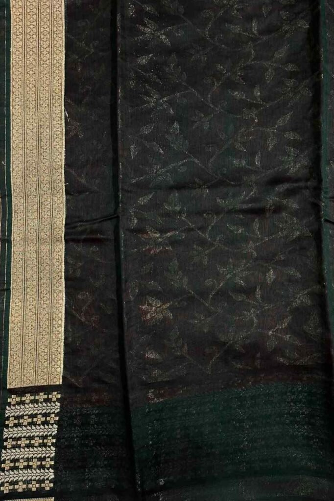 Red Cotton Silk Pure Banarasi Saree