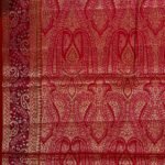 Red cotton silk banarasi saree