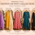 Festive Banarasi saree colour guide for Janmashtami Onam and Ganesh Chaturthi