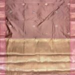 Rose Gold Semi Silk Banarasi Saree