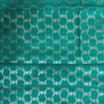 Turquoise Semi Silk Banarasi Saree